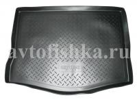 Коврик в багажник Daewoo Matiz 2001-2005 полиуретановый, черный, Norplast