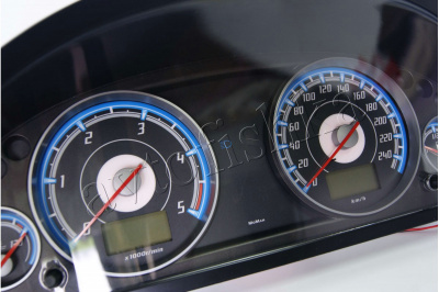 Ford Mondeo MK3 светодиодные шкалы (циферблаты) на панель приборов - дизайн 2