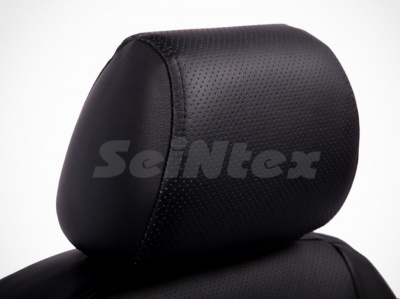 Renault; Nissan Sandero; Terrano (14–) Чехлы на сиденья (экокожа), цвет - чёрный (без airbag)